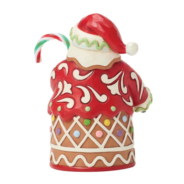 Papá Noel de jengibre con bastón de caramelo (tamaño pinta) - Heartwood Creek