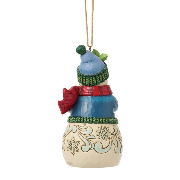 Adorno colgante de muñeco de nieve con regalos - Heartwood Creek