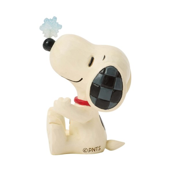 SNOOPY CON COPO DE NIEVE - PEANUTS