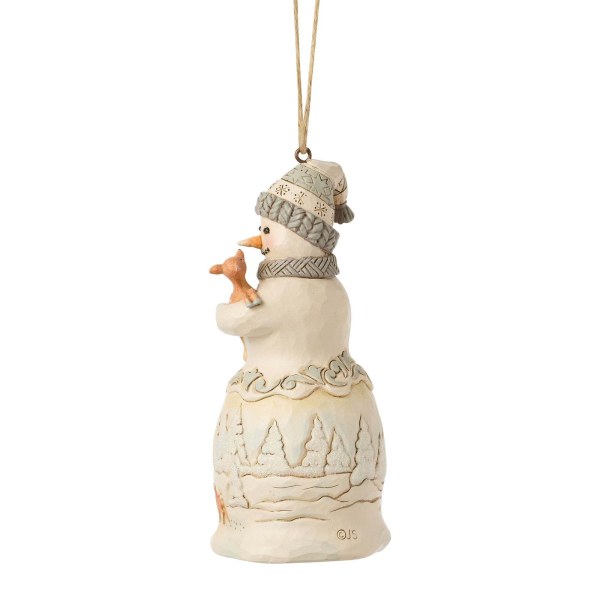 Adorno colgante de muñeco de nieve de WhiteWoodland - Heartwood Creek