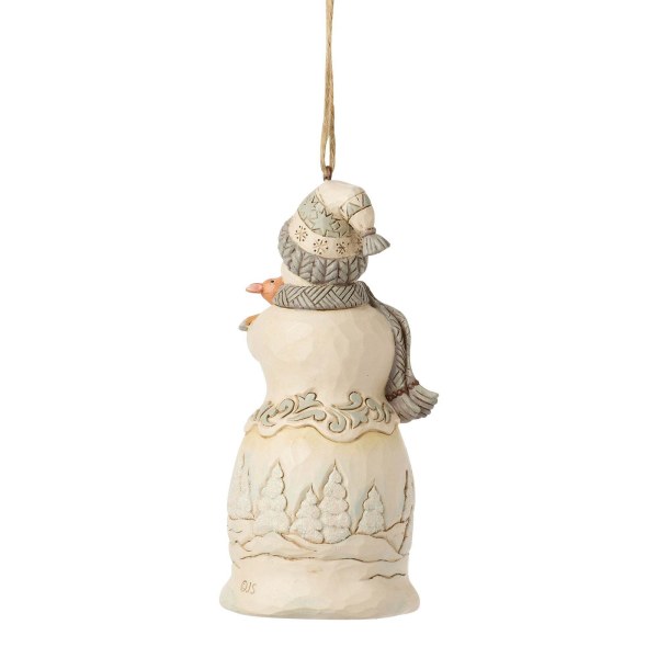 Adorno colgante de muñeco de nieve de WhiteWoodland - Heartwood Creek