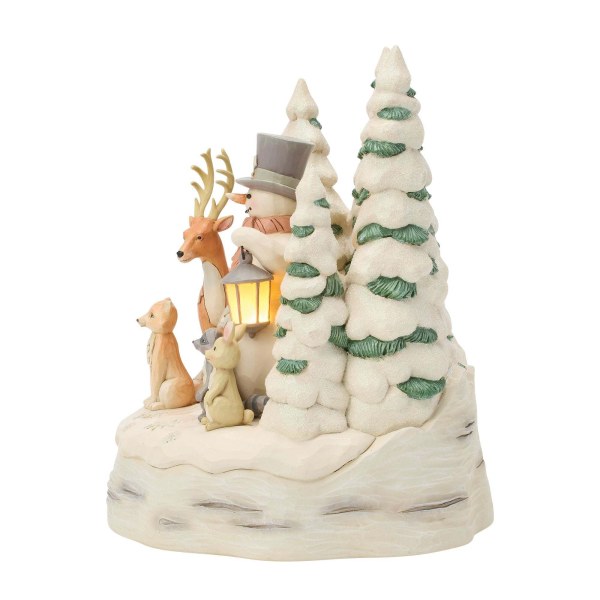 Muñeco de nieve de WhiteWoodland con bosque - Heartwood Creek