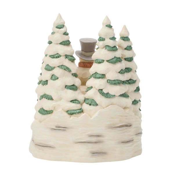 Muñeco de nieve de WhiteWoodland con bosque - Heartwood Creek