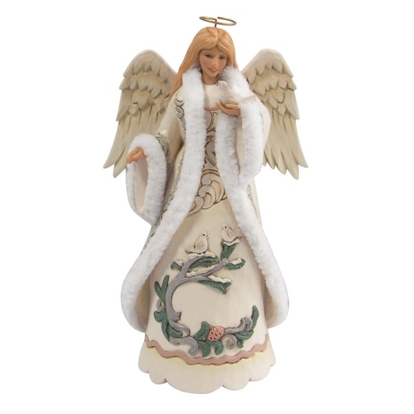 Ángel de WhiteWoodland con paloma - Heartwood Creek