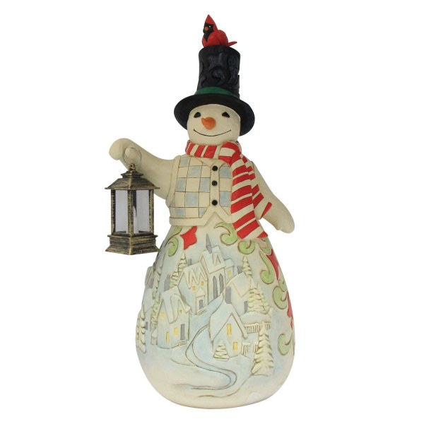 Estatua de muñeco de nieve con led - Heartwood Creek