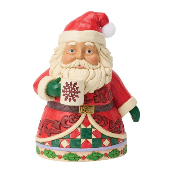 Papá Noel bebiendo chocolate caliente - Heartwood Creek