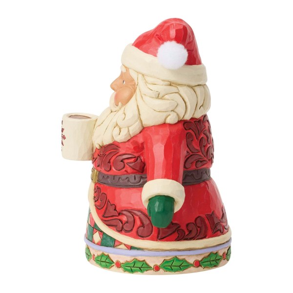 Papá Noel bebiendo chocolate caliente - Heartwood Creek