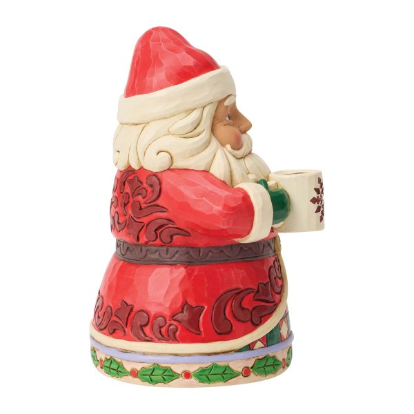 Papá Noel bebiendo chocolate caliente - Heartwood Creek