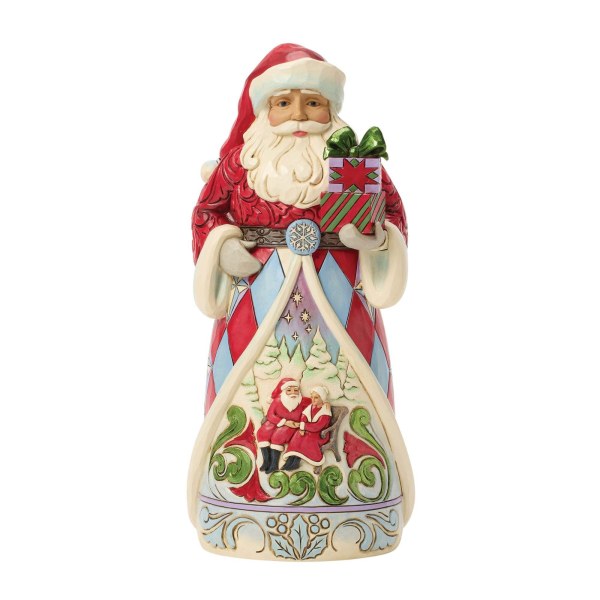 Papá Noel con figura de Papá Noel y la señora - Heartwood Creek