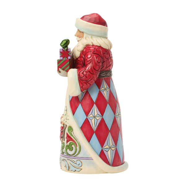 Papá Noel con figura de Papá Noel y la señora - Heartwood Creek
