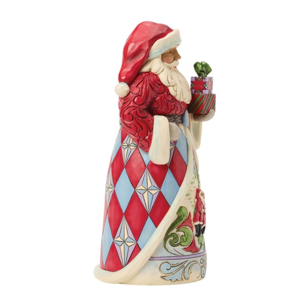 Papá Noel con figura de Papá Noel y la señora - Heartwood Creek