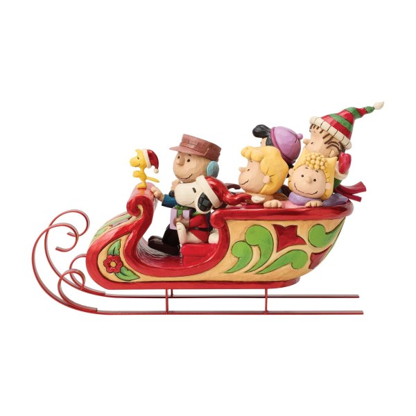 SNOOPY Y AMIGOS EN TRINEO - PEANUTS
