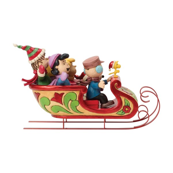 SNOOPY Y AMIGOS EN TRINEO - PEANUTS