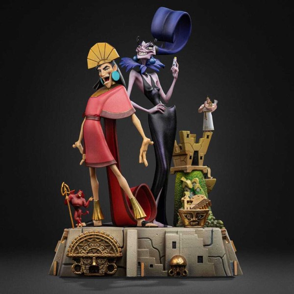 Art Scale Deluxe Kuzko y Yzma 28 cm - Iron Studios Kuzco