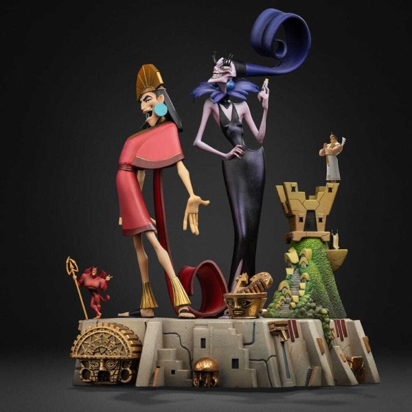 Art Scale Deluxe Kuzko y Yzma 28 cm - Iron Studios Kuzco