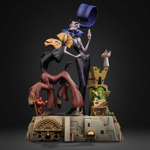 Art Scale Deluxe Kuzko y Yzma 28 cm - Iron Studios Kuzco