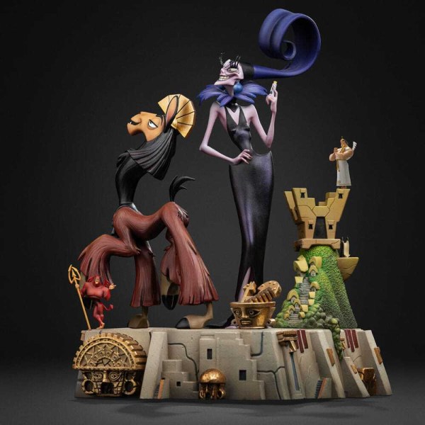 Art Scale Deluxe Kuzko y Yzma 28 cm - Iron Studios Kuzco
