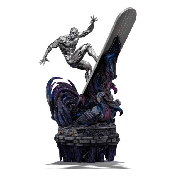 Art Scale Deluxe Diorama de Silver Surfer 36 cm - Marvel Comics Guantelete del Infinito
