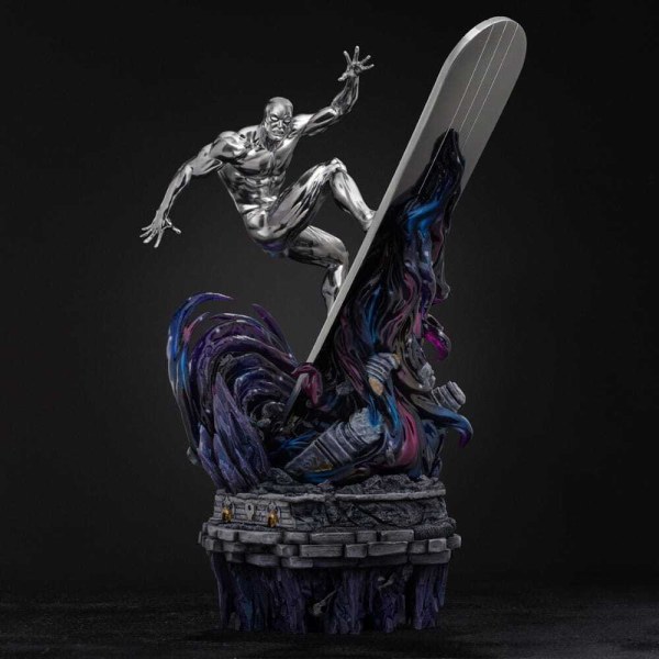 Art Scale Deluxe Diorama de Silver Surfer 36 cm - Marvel Comics Guantelete del Infinito
