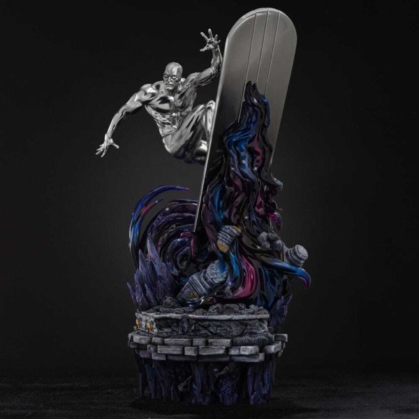 Art Scale Deluxe Diorama de Silver Surfer 36 cm - Marvel Comics Guantelete del Infinito