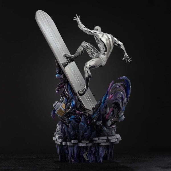Art Scale Deluxe Diorama de Silver Surfer 36 cm - Marvel Comics Guantelete del Infinito