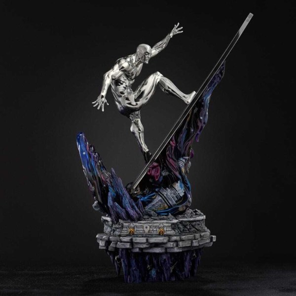 Art Scale Deluxe Diorama de Silver Surfer 36 cm - Marvel Comics Guantelete del Infinito