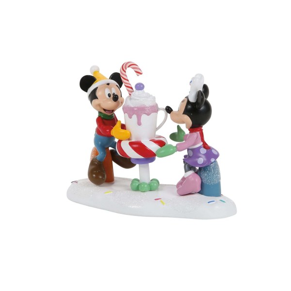 MICKEY Y MINNIE COMPARTEN UN CHOCOLATE - DISNEY VILLAGE