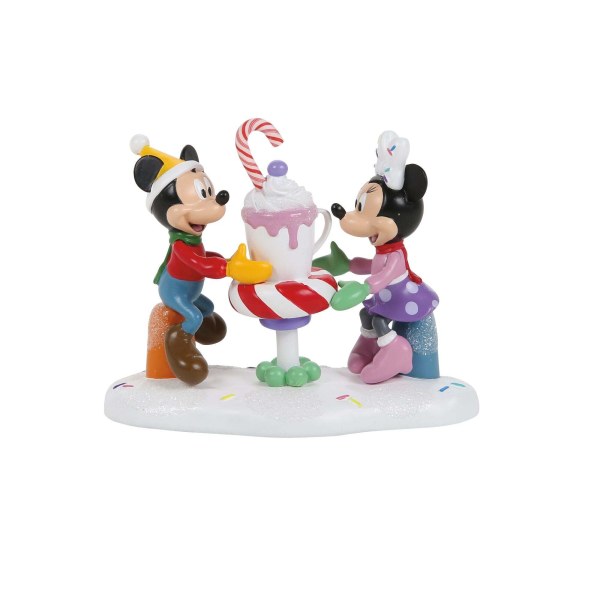 MICKEY Y MINNIE COMPARTEN UN CHOCOLATE - DISNEY VILLAGE
