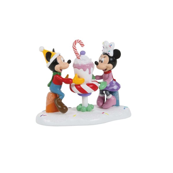 MICKEY Y MINNIE COMPARTEN UN CHOCOLATE - DISNEY VILLAGE