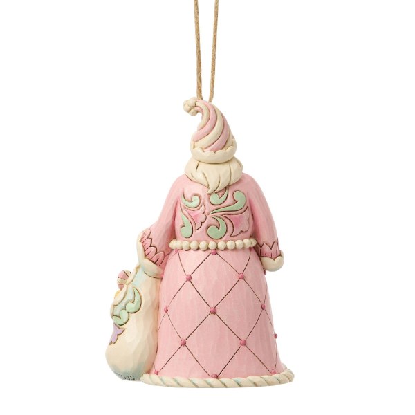 Adorno colgante de Papá Noel con bolsa de dulces - Heartwood Creek