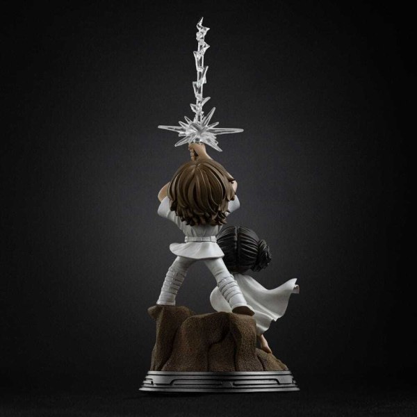 Figura Mini Co. Luke y Leia 30 cm - Iron Studios Star Wars
