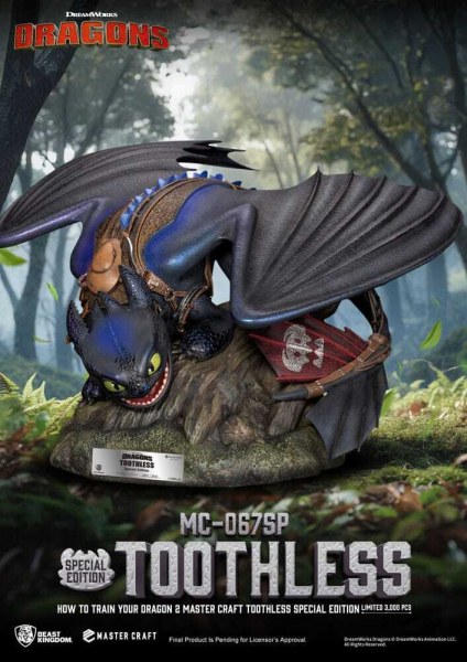 Cómo entrenar a tu dragón 2 Master Craft Estatuilla de Desdentao 38 cm