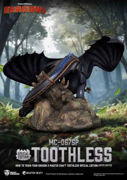 Cómo entrenar a tu dragón 2 Master Craft Estatuilla de Desdentao 38 cm