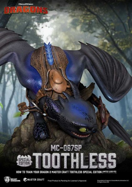 Cómo entrenar a tu dragón 2 Master Craft Estatuilla de Desdentao 38 cm