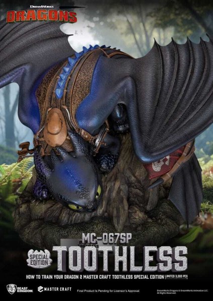 Cómo entrenar a tu dragón 2 Master Craft Estatuilla de Desdentao 38 cm