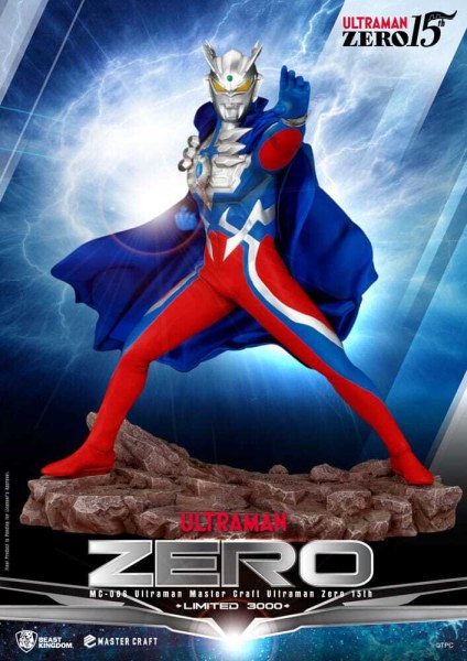 Estatuilla de Ultraman Master Craft Ultraman Zero 15th 41 cm
