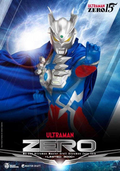 Estatuilla de Ultraman Master Craft Ultraman Zero 15th 41 cm
