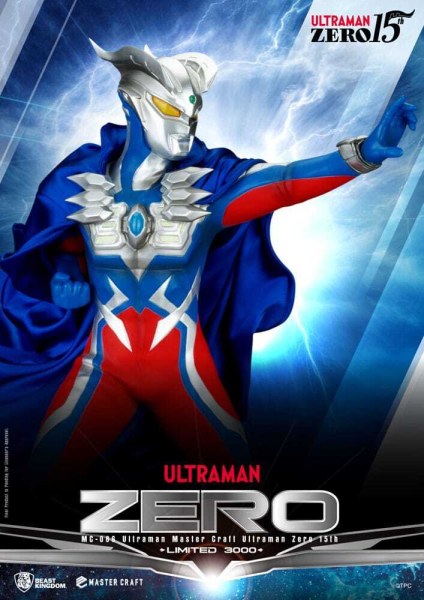 Estatuilla de Ultraman Master Craft Ultraman Zero 15th 41 cm