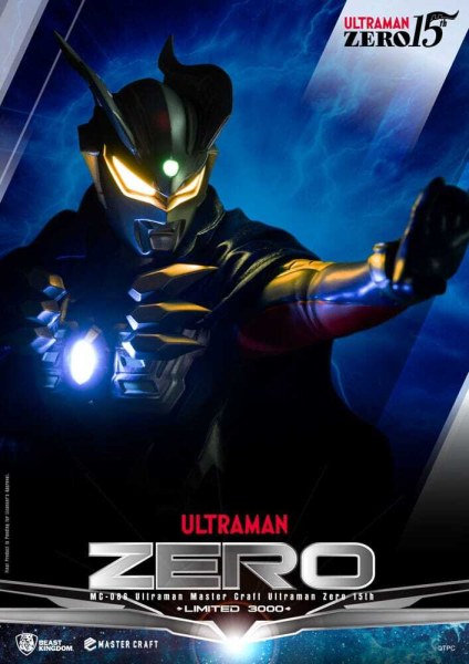 Estatuilla de Ultraman Master Craft Ultraman Zero 15th 41 cm