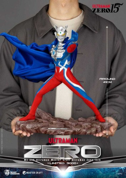 Estatuilla de Ultraman Master Craft Ultraman Zero 15th 41 cm