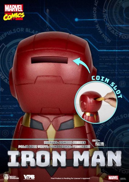 Hucha clásica Marvel Comics hucha iron-man 12 cm