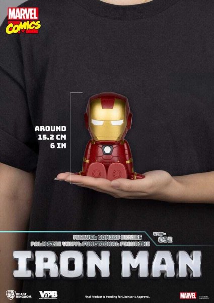 Hucha clásica Marvel Comics hucha iron-man 12 cm