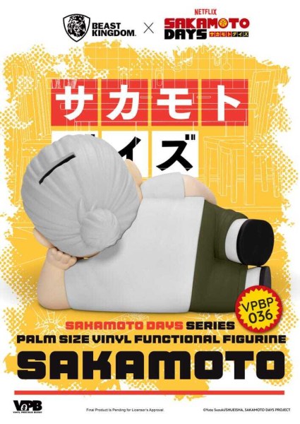 Hucha Sakamoto Days Piggy Bank Taro Sakamoto 14 cm