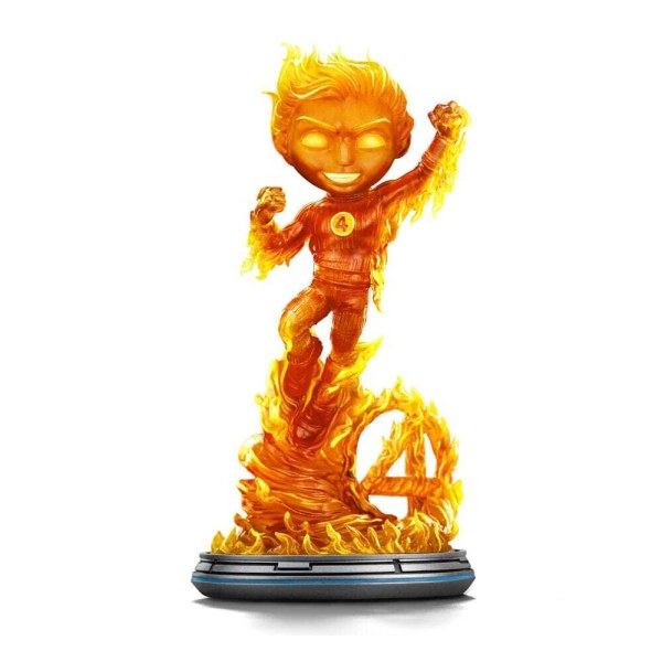 Figura de PVC de la Antorcha Humana de Fantastic Four Mini Co. de 21 cm