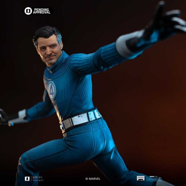 Estatuilla Cuatro Fantásticos 1 10 Scale Mr. Fantastic y HERBIE 26 cm
