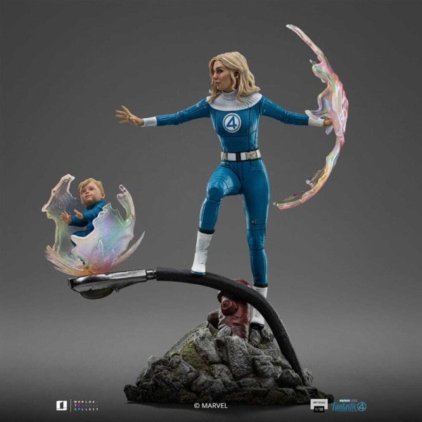 Estatuilla de los 10 1 Scale Mujer Invisible y Franklin 28 cm