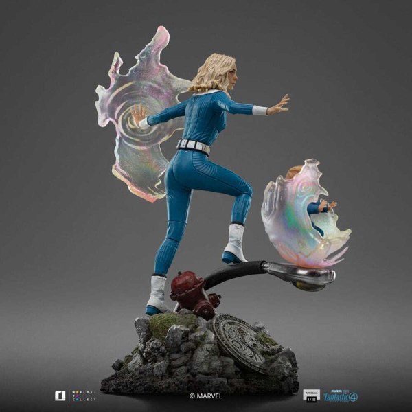 Estatuilla de los 10 1 Scale Mujer Invisible y Franklin 28 cm