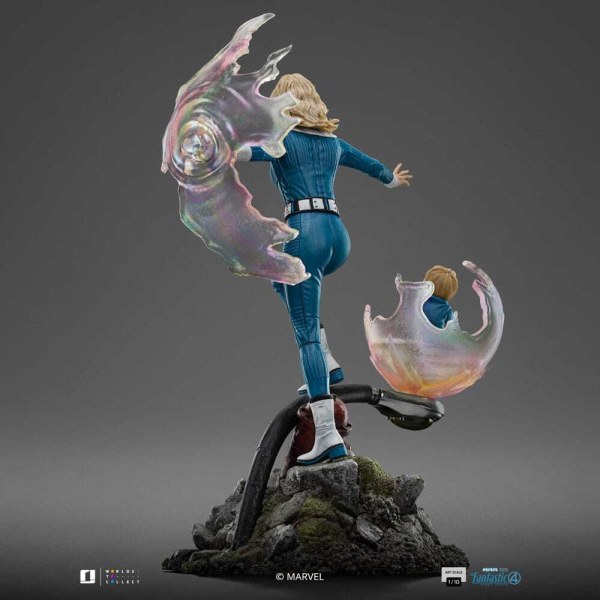 Estatuilla de los 10 1 Scale Mujer Invisible y Franklin 28 cm