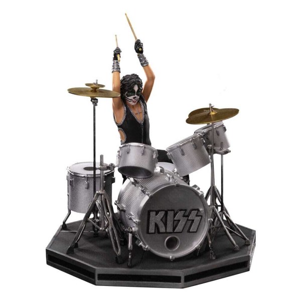 Estatuilla de Kiss Art Scale 1 Peter Criss Edición Limitada 22 cm