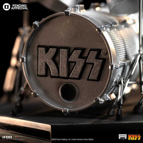 Estatuilla de Kiss Art Scale 1 Peter Criss Edición Limitada 22 cm